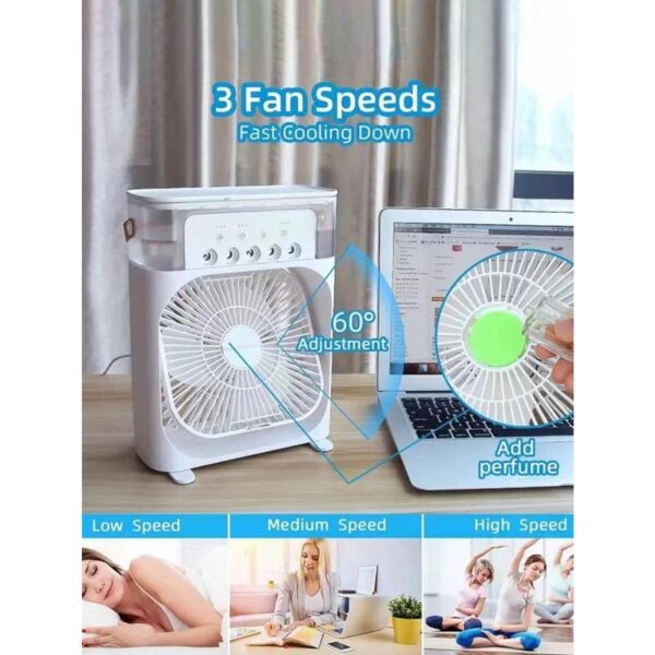 Ventilador Enfriador Y Humidificador 3en1 Para Escritorio - Image 8