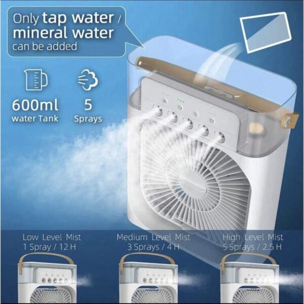 Ventilador Enfriador Y Humidificador 3en1 Para Escritorio - Image 9